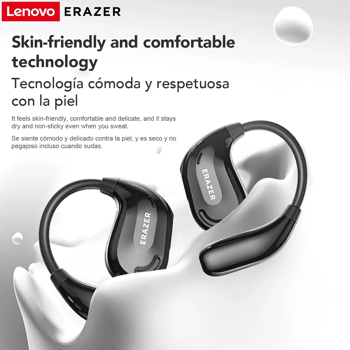 🌍 Travel Smarter – Order Now & Save 50%! ERAZER XT66pro OWS Wireless Headphones Bluetooth 5.4 Earphones with Mic OWS Sports Headsets IPX5 Earhook AI translator Earbuds