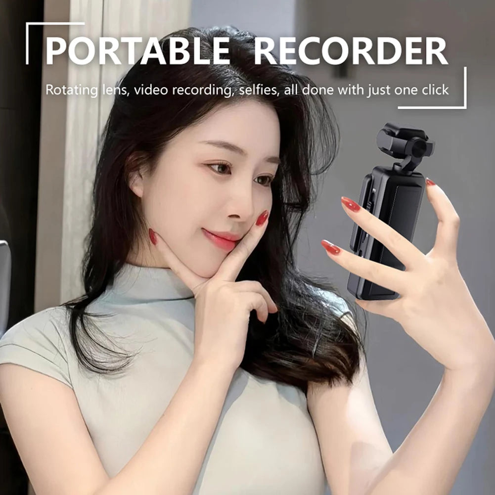 1080P WiFi Action Camera Travel Bicycle Driver Recorder Pocket Camera for Motorcycle and Vlogging