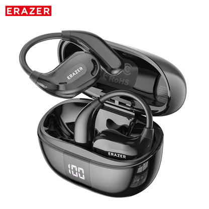 🌍 Travel Smarter – Order Now & Save 50%! ERAZER XT66pro OWS Wireless Headphones Bluetooth 5.4 Earphones with Mic OWS Sports Headsets IPX5 Earhook AI translator Earbuds