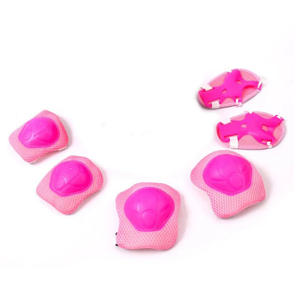 7Pcs Kids Skateboard Gear Protective Kids Cycling Helmet Elbow Pads Thickened Knee Pads Elbow Pads Wrist Guards for Boys Girls